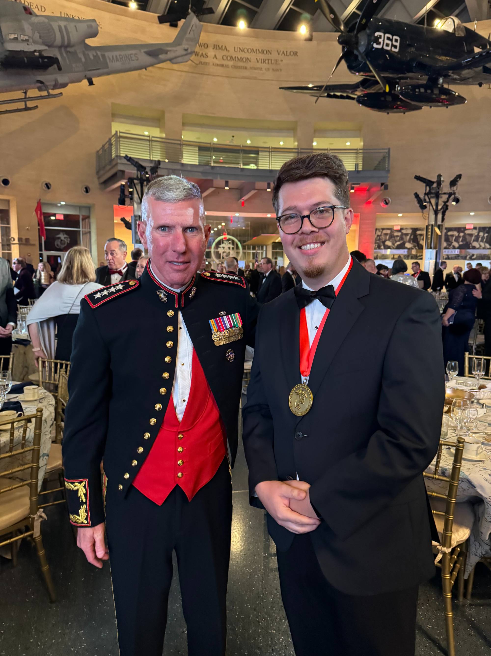 James Gregory with with Commandant of the Marine Corps, General Eric Smith James Gregory with with Commandant of the Marine Corps, General Eric Smith