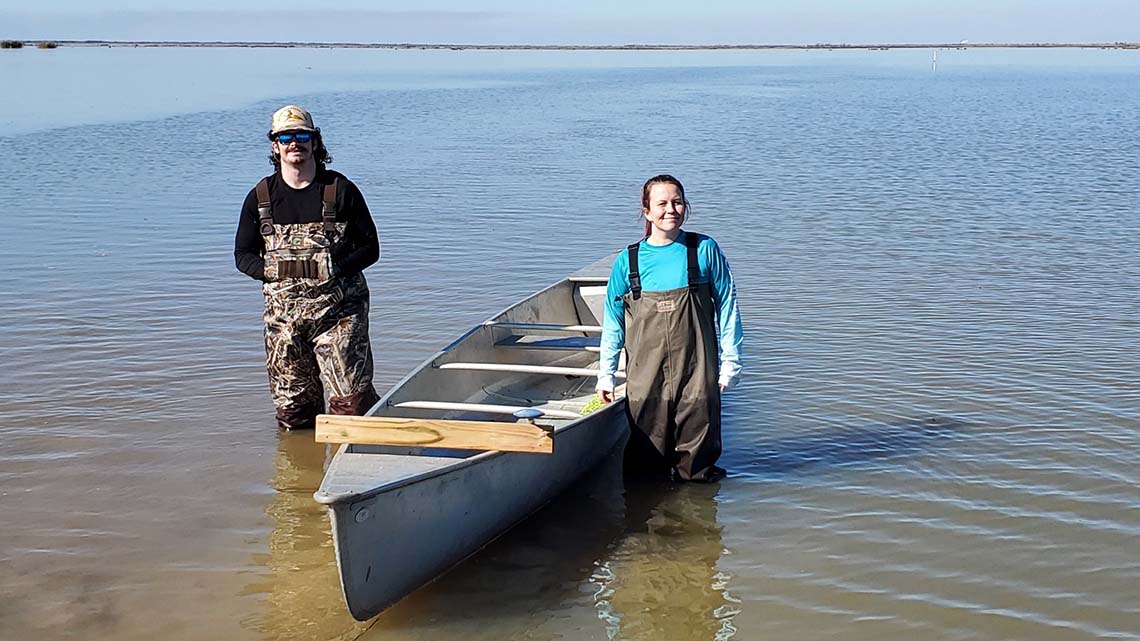 LSU Researchers on Wax Lake LSU Researchers on Wax Lake