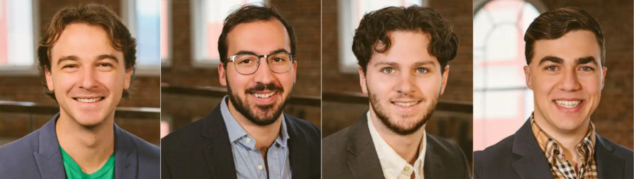 Chckvet founders Colin Hebert, Matthew Ieyoub, George Villaume and Elliott Greenwood Chckvet founders Colin Hebert, Matthew Ieyoub, George Villaume and Elliott Greenwood