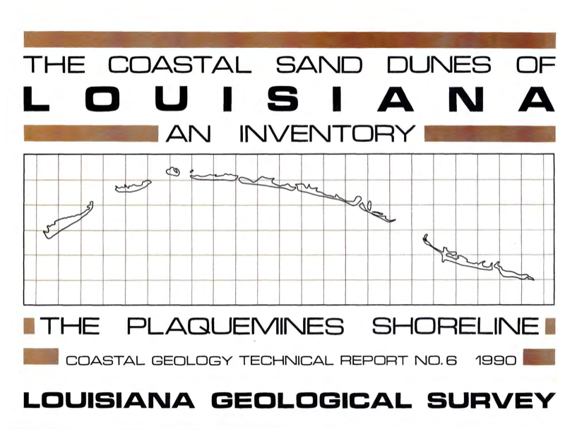 Coastal Geology Technical Reports