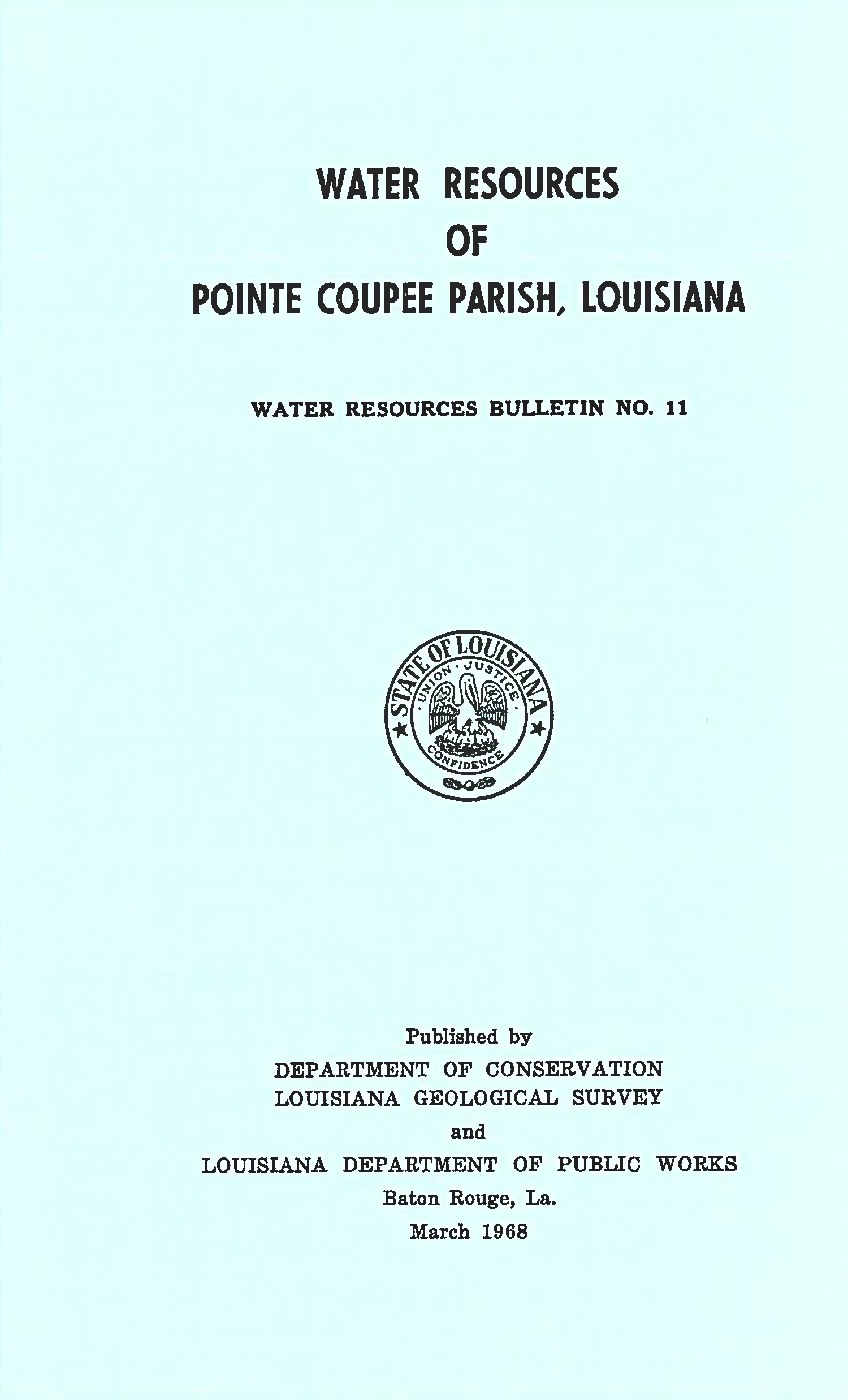 Water Resource Bulletins