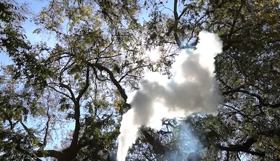 Vape cloud on LSU's campus Vape cloud on LSU's campus.