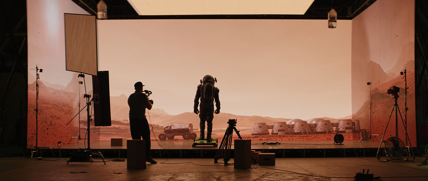 Virtual production studio
