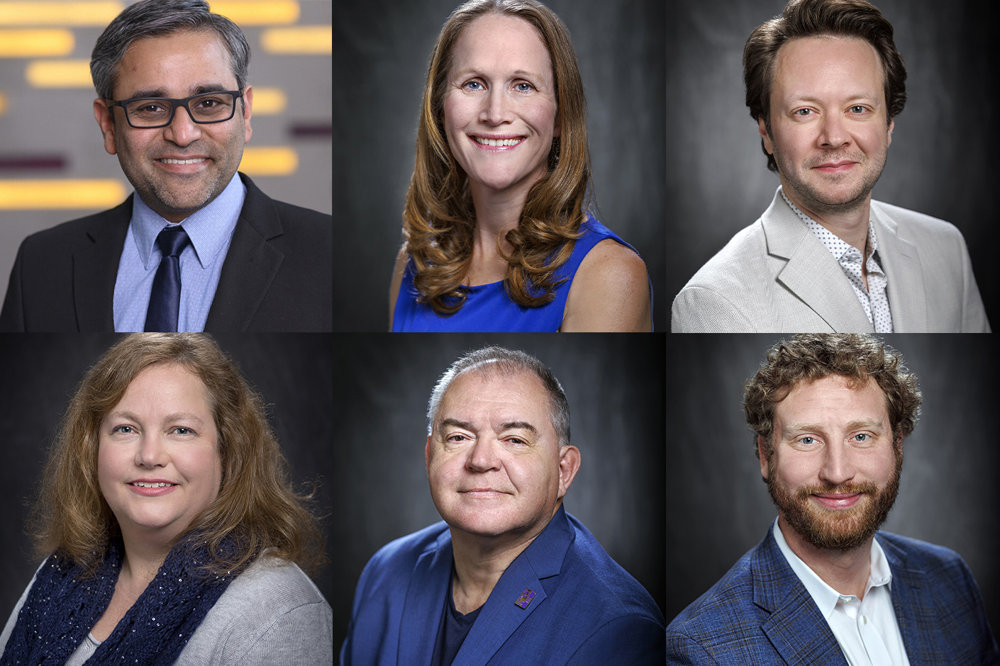 headshots of six LSU faculty members named "Rainmakers in research" headshots of six LSU faculty members named "Rainmakers in research"